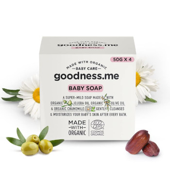 Goodness Certified Organic Moisturising Baby Soap
