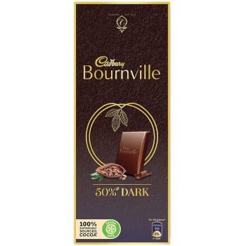 Cadbury Bournville Rich Cocoa Dark Chocolate Bar