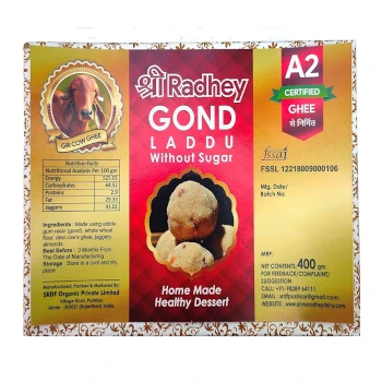 Shree Radhey Gir Cow ghee Home Made Gond Laddu