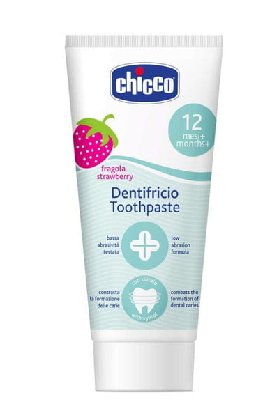 Chicco Toothpaste with Strawberry Flavour for 12m+ Infants